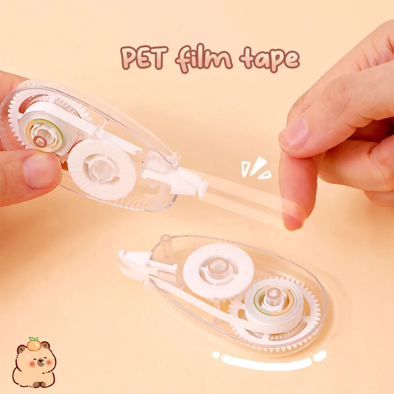 Schattige Cartoon Capybara Correctie Tape Kinderen Briefpapier Draagbare Kawaii Mini Schrijven Juiste Tape Tool Schoolbenodigdheden