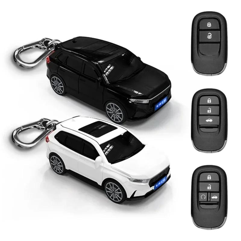 

For Honda CRV key cover car model shell key remote control protective case key chain gift Car accessories decorations