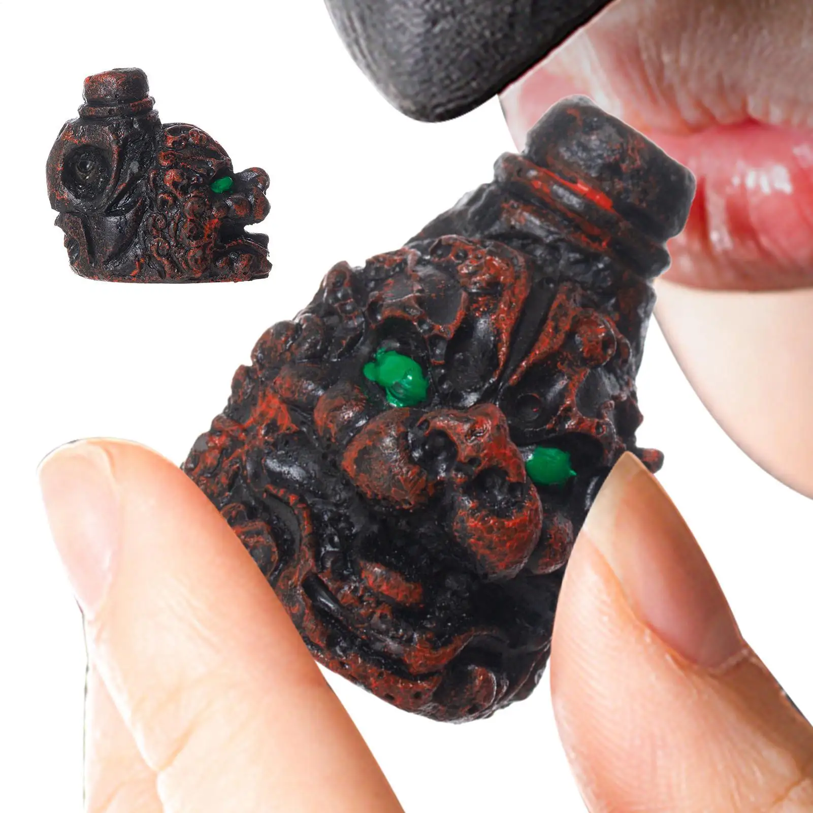 

Свистки на Хэллоуин, ужасающие практичные игрушки-трюк, глина, страшный свисток смерти для приключений на открытом воздухе для мужчин, женщин, мальчиков и девочек-подростков