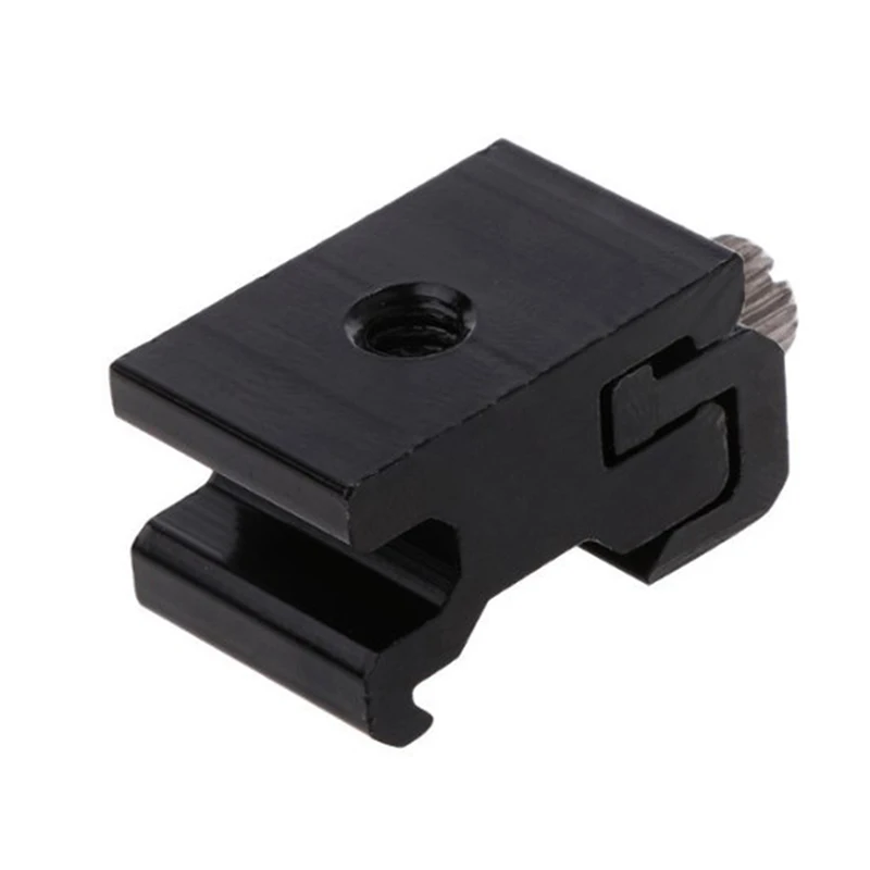 Hot Shoe Flash Bracket Camera Metal Cold Shoe Mount Adapter With 1/4 Tripod Screw For Light Stand Tripod Holder