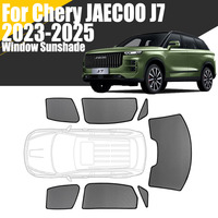 Custom Magnetic Car Window Sunshade For Chery JAECOO J7 2023 - 2025 2024 Curtain Mesh Front Windshield Frame Curtain