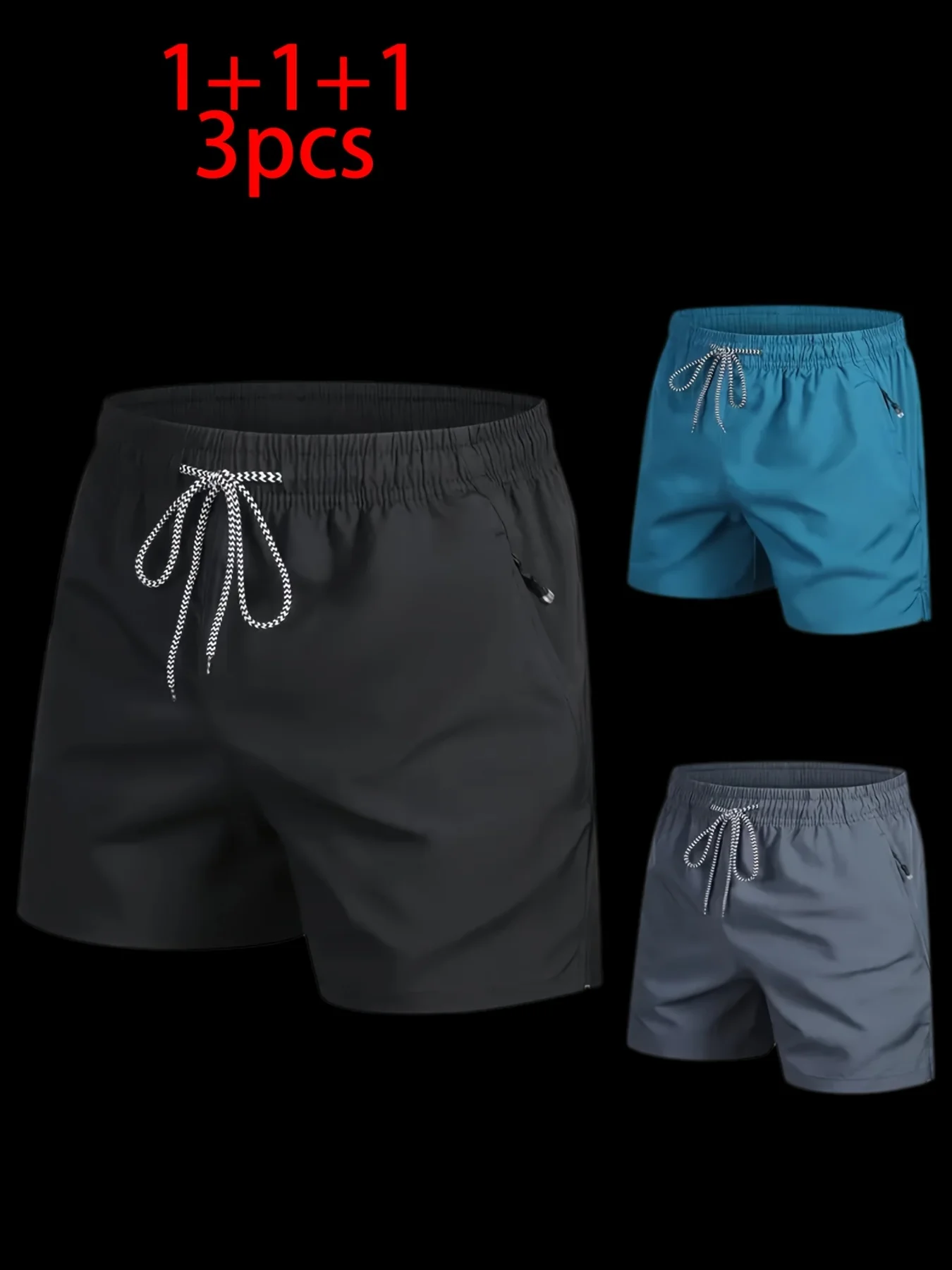 

Men's Fashionable Summer Shorts Solid Color Three-Point Drawstring Elastic Outer Wear Three-Point Pure Color Handsome Elegant