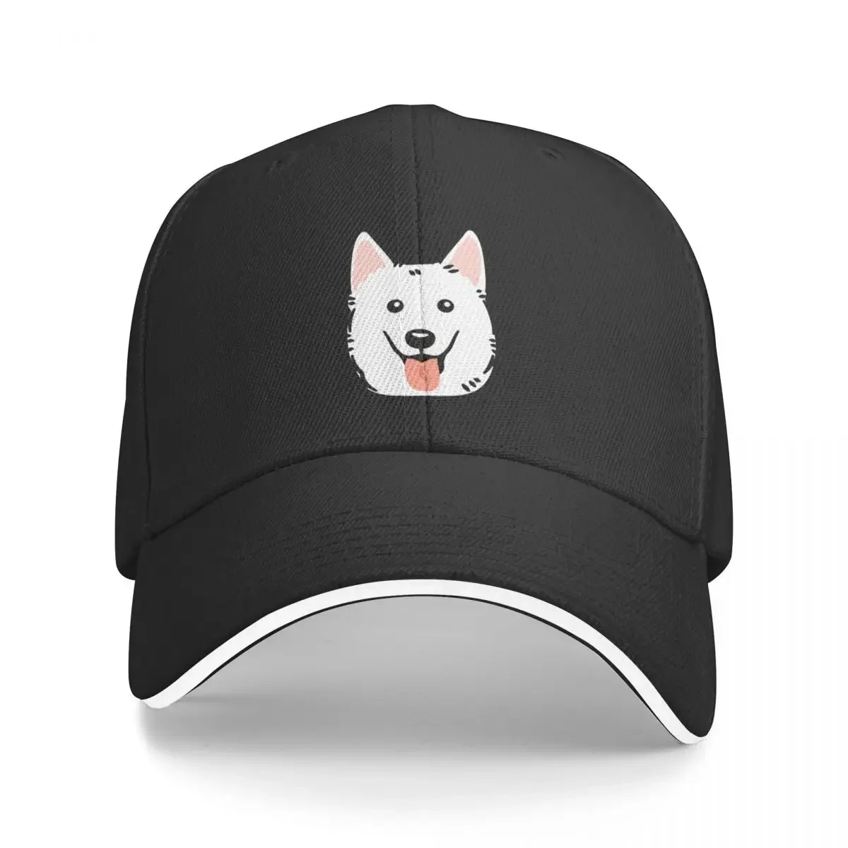 

Love White Siberian Husky Dog Baseball Cap Hip Hop Hats For Women Men's