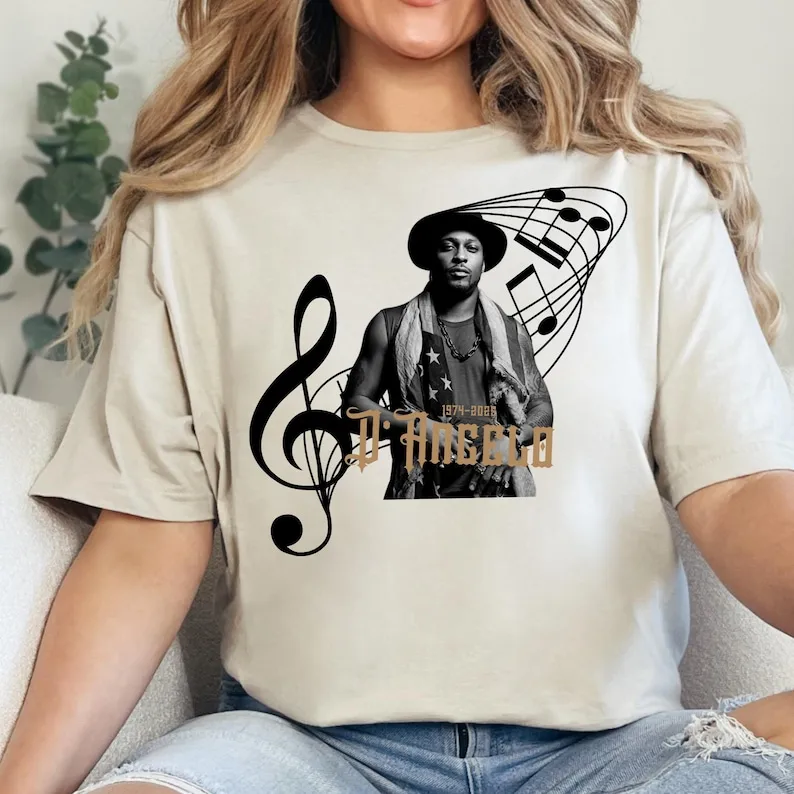 D'angelo Rap Thirt Brown Sugar Vntg 90's Music Neo Soul Music Memories Raptee Vintage Classic Fashion Streetwear Short-sleev