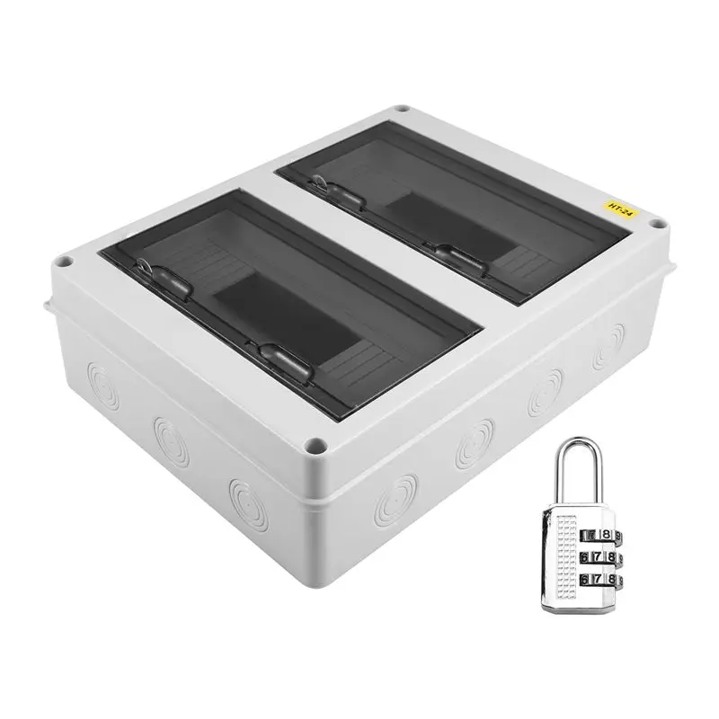 N10R-HT Series Junction Box 24WAY IP65 Waterproof Distribution Box Outdoor Plastic Electrical Withlock Forcircuit Breaker