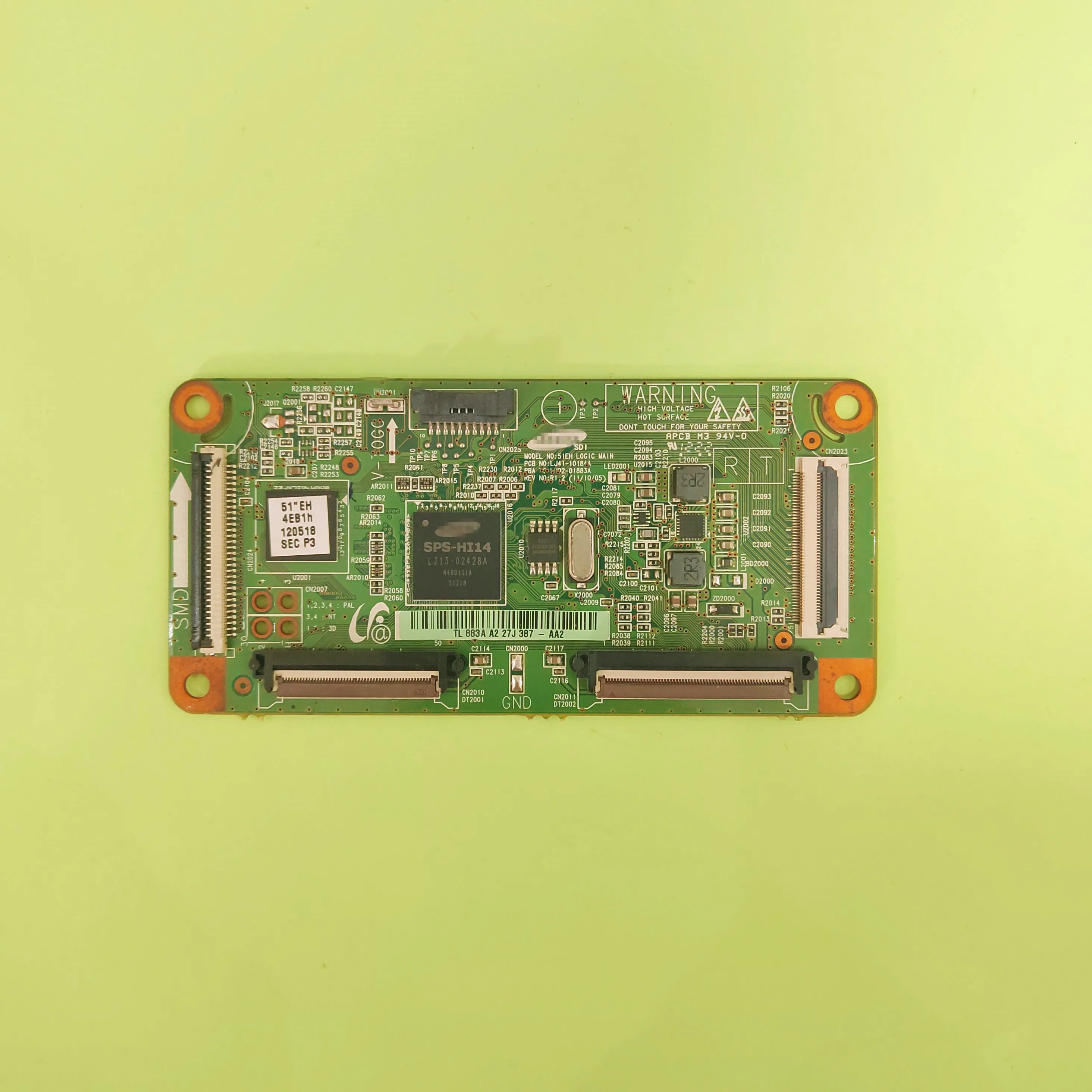 LJ41-10184A TV 로직 보드용 LJ92-01883A T-con 보드, 51 인치 PN51E450A1FXZA PN51E490B4F PN51E450A1F PL51E450A1F PS51E450A1R