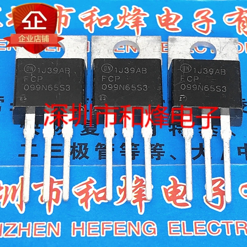 5PCS-10PCS FCP099N65S3 TO-220 650V 30A On Stock New And Origjnal