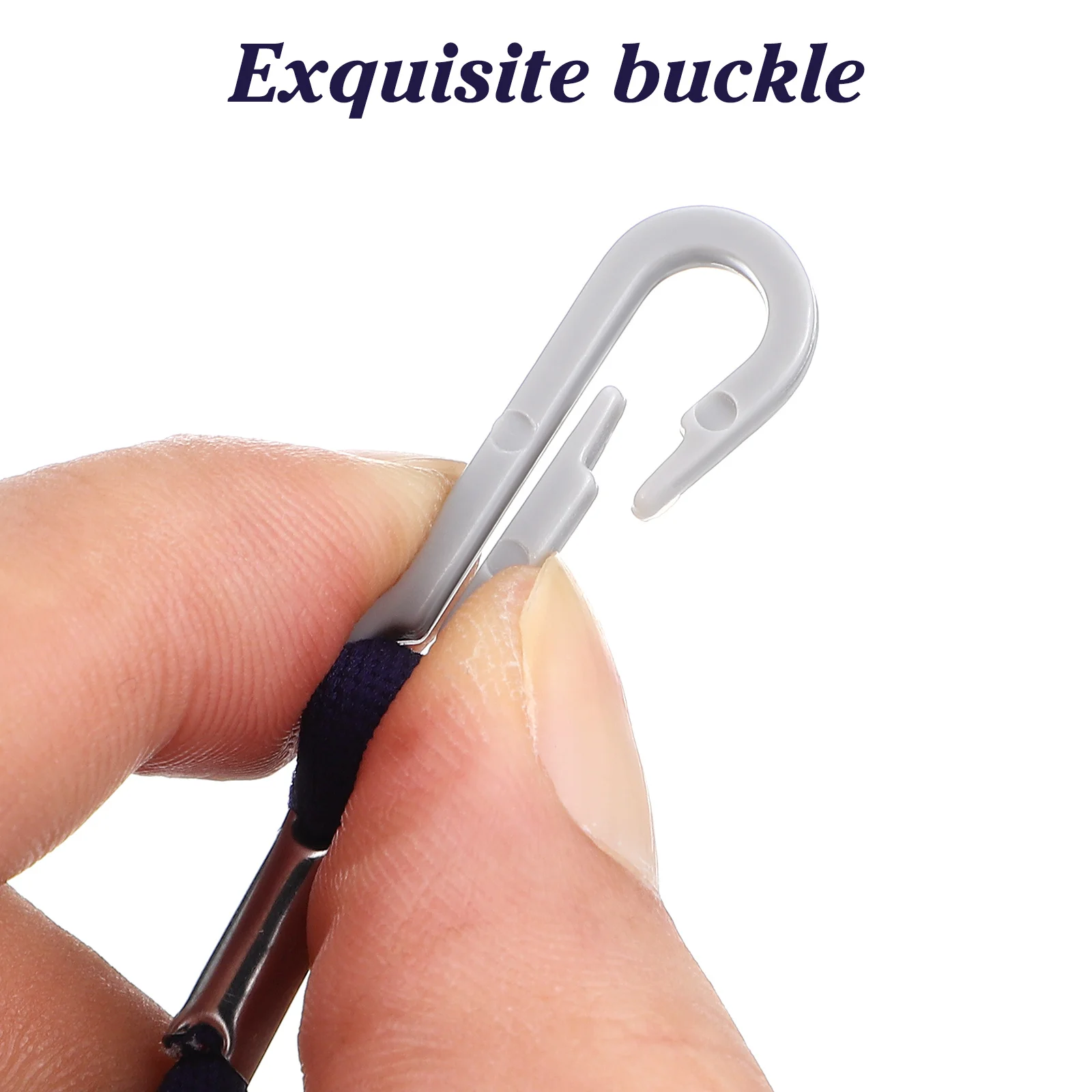 2 قطعة قفاز التزلج الحبل مكافحة خسر حبل دائم خفيفة الوزن المحمولة المشبك لقفازات شال متعددة الأغراض استخدام مكافحة خسر قفاز حزام #3