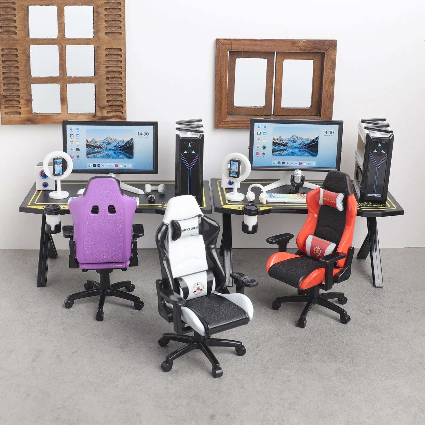 1 set de Mini Escritorio Gamin - Desk Room Setup reseña y precio