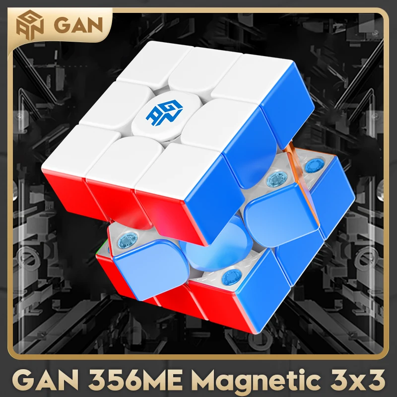 [Cube Zone]GAN356ME UV 3x3x3 Magnetic Magic Cube 3x3 Speed GAN356M E Puzzle GAN 356 ME GES Magico cubo gancube Professional Toy