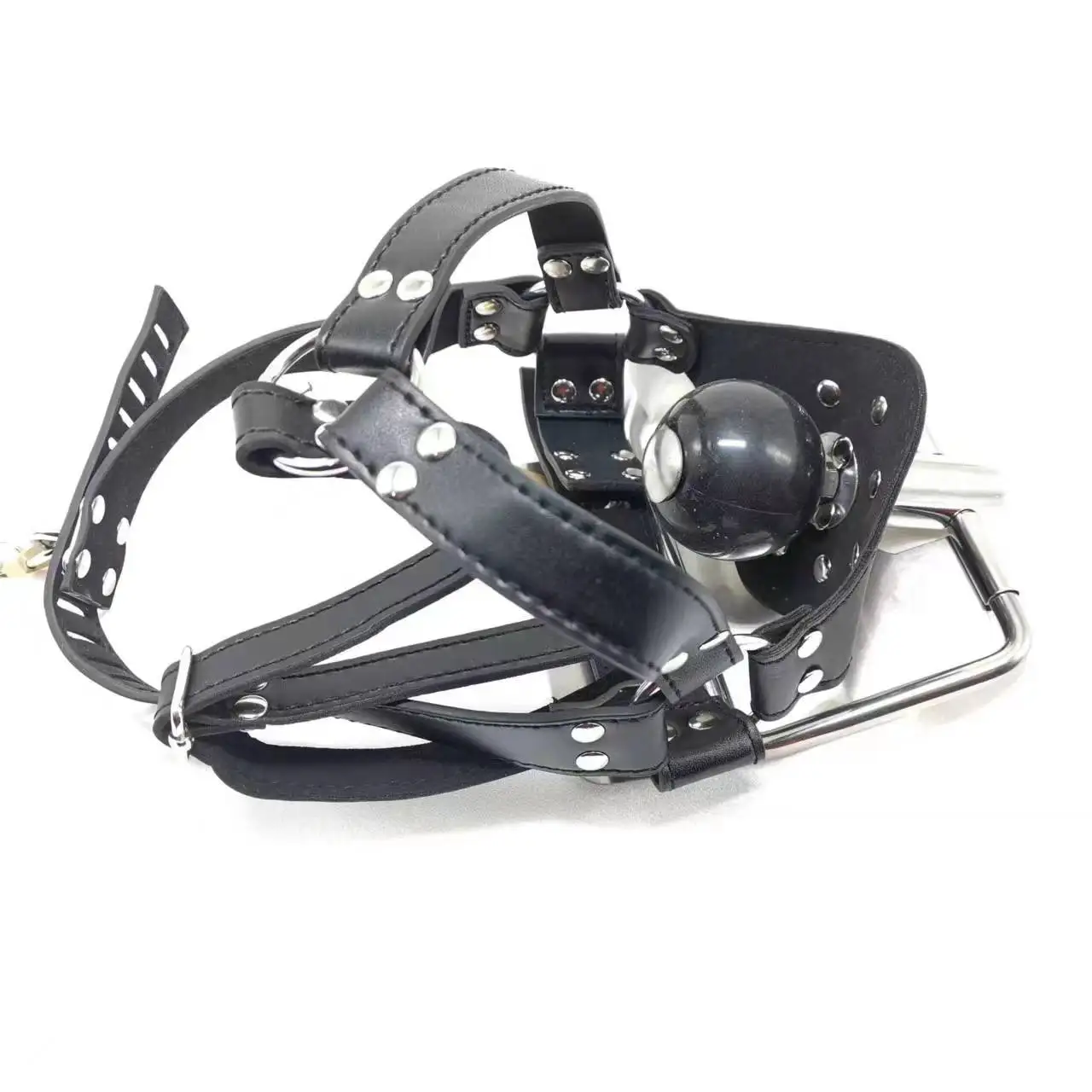 BDSM Harness Slave Toilet Paper Holder + Asphyxia Gag Bondage Restraints Open Mouth Sex Toys Adult Sex Games For Couple