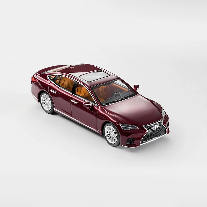 MASSDI Diecast 1:64 Scale 2023 LS500h Alloy Simualtion Car Model Collection Ornaments Static Display Gift