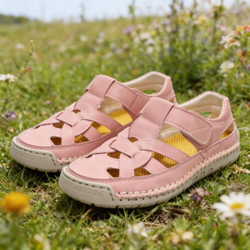 

Platform Hot Seller Summer Women Roman Sandals Woven Flat Shoes Lightweight Soft Sole Non Slip Casual Women Student Beach Shoes