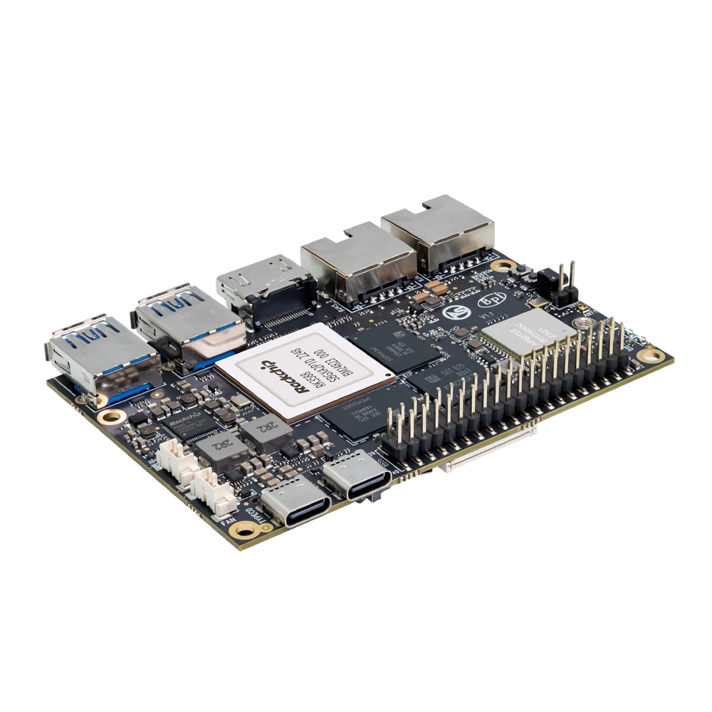 Imagem -03 - Placa de Desenvolvimento Banana pi Bpi-m7 Rockchip Rk3588 Pi-co Itx Armsom Sige7 Gpu Canais 4k ui 2.5g Suporte Ethernet Wifi 6