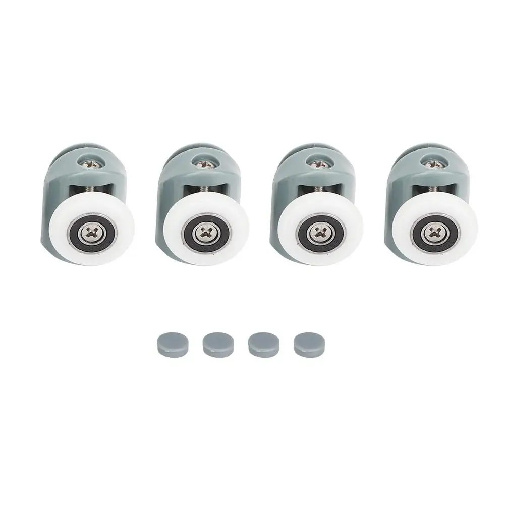 

4x Double Sided Upper Pulley Rollers for Shower Door Bathroom Accessories