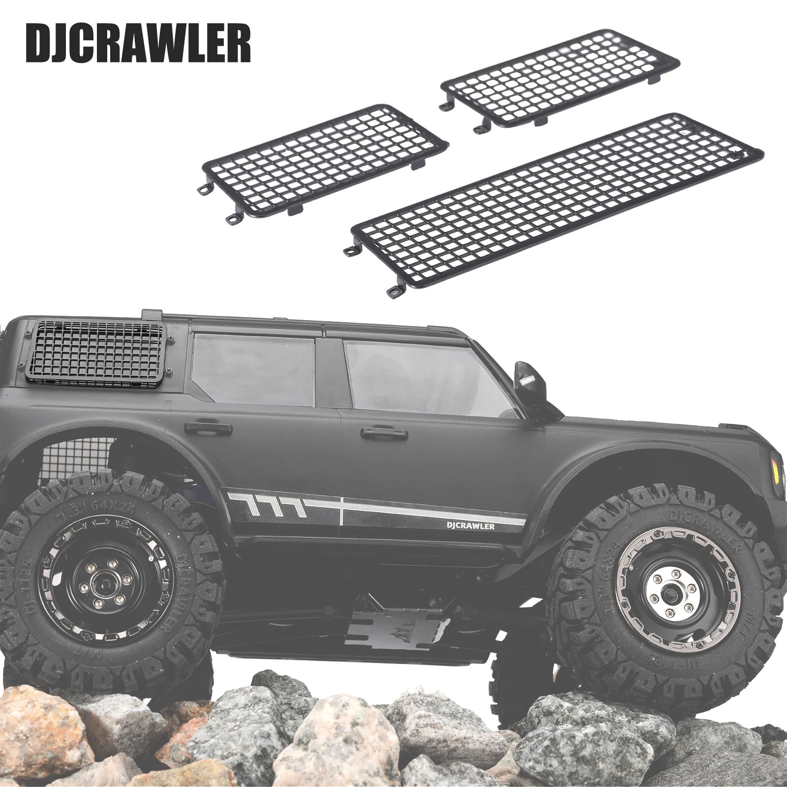 DJ 1/18 KIT akcesoria siatka okienna listwa odporna na zarysowania podwozie pancerz kaptur dla TRX-4M Bronco zmodyfikowany samochód TRX4M części