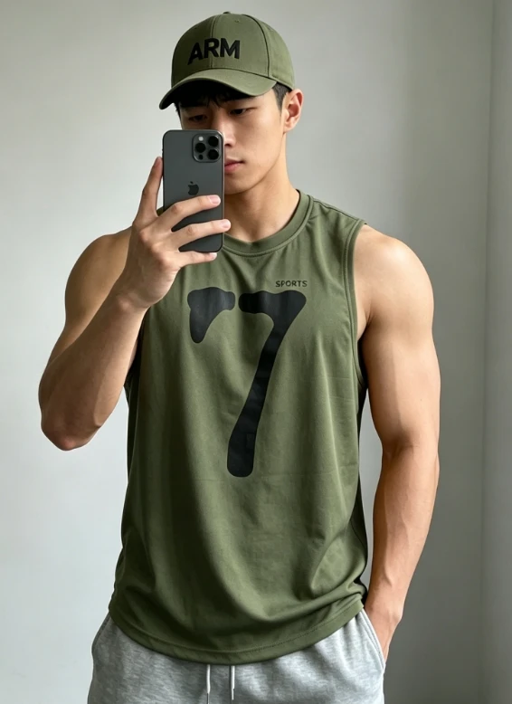 Summer Men's Basketball Jersey 7 Men's Sleeveless Original T-Shirt Training Basketball Vest Sports Men's T-Shirts and Tank Tops