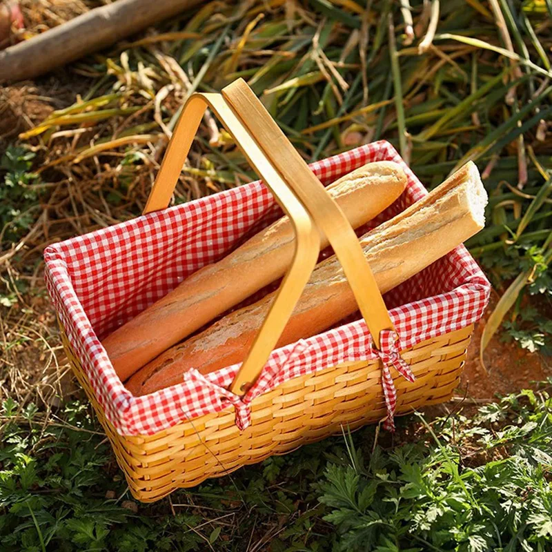 Drewniane kosz na zakupy kosz na warzywa kosz na kwiaty internetowe koszyk piknikowy celebrytów, koszyk na chleb