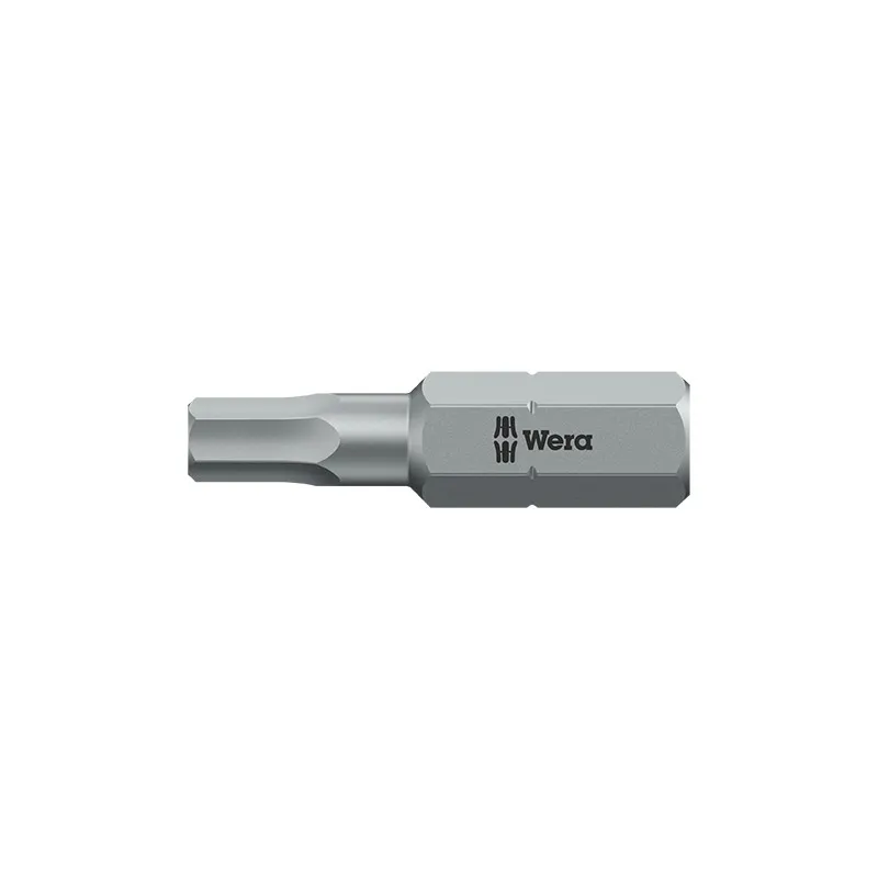 WERA Tools 840/1Z Bits for Hexagon Socket Screws Hex-Plus Hexagonal Screw Bit with Universal Use Safe and Durable Bits