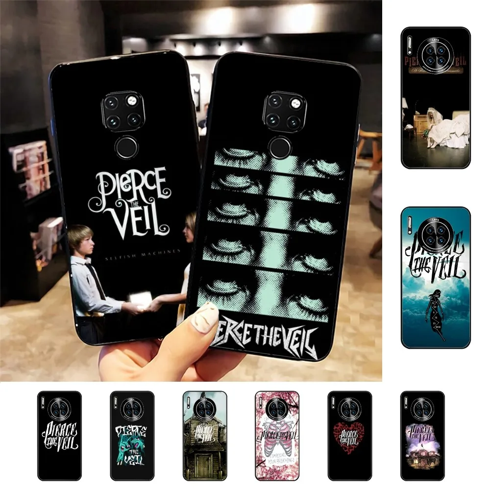 P-Pierce The V-Veil Band Phone Case For Huawei Mate 10 20 30 40 50 lite pro Nova 3 3i 5 6 SE 7 pro 7SE