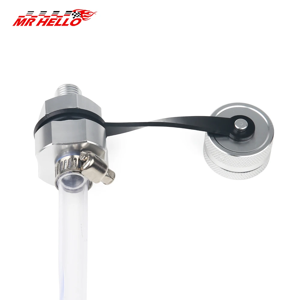 Oil Drain Valve Aluminum Alloy Quick Twist Oil Drain Valve for M14x1.5 M14x1.25 M12x1.25 M12x1.5