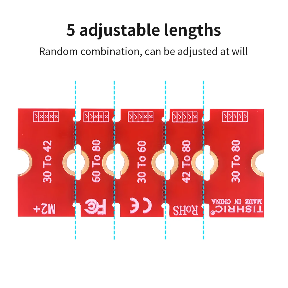 محول لوحة تمديد SSD ، تمديد الطول ، ، 5 أطوال قابلة للتعديل ، 5 أطوال قابلة للتعديل ، من من من ، من من من من ، من ، من ، من ،