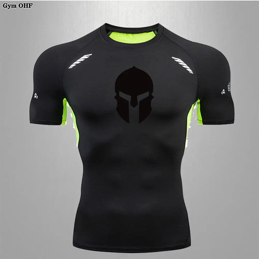 Man Shirts Rashguard Jiu Jitsu Bjj T Shirt Men MMA Rash Guard Boxen Jersey MMA T Shirt Herren Gym Fitness Boxing Sports Training