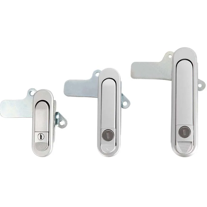 Distribution Box Pop-Up Flat Lock Electrical Box Key Special Lock  Industrial Cabinet Sheet Metal Door Lock zinc Alloy Lock Body