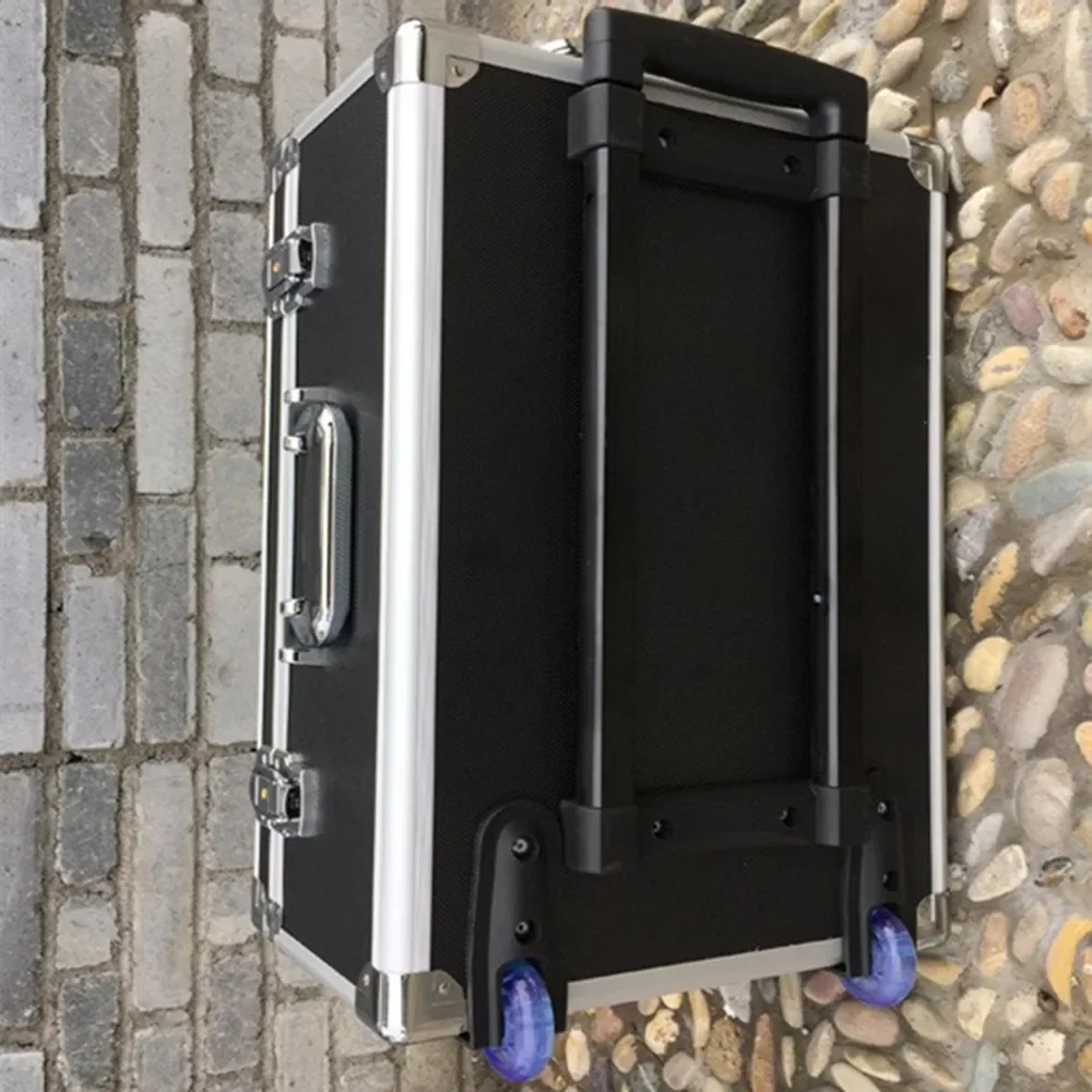 20-inch aluminium frame trolley koffer reisslot koffer tas gereedschapskist modelvliegtuigen fotografie apparatuur schokbestendige opbergdoos