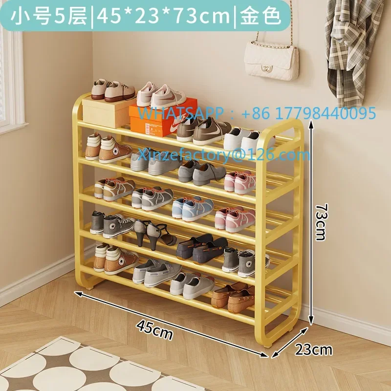 

Настраиваемая бытовая полка для обуви начального уровня, железное искусство, многоуровневый вход, комнатное общежитие, незаменимый для аренды дома, простой