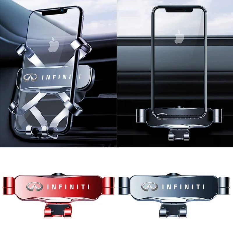 

Автомобильное крепление для воздуховыпускного отверстия, внутренний автомобильный держатель для телефона для Infiniti q30 q50 g35 g37 fx35 fx37 qx70 ESQ QX50 QX70 EX, автомобильные аксессуары
