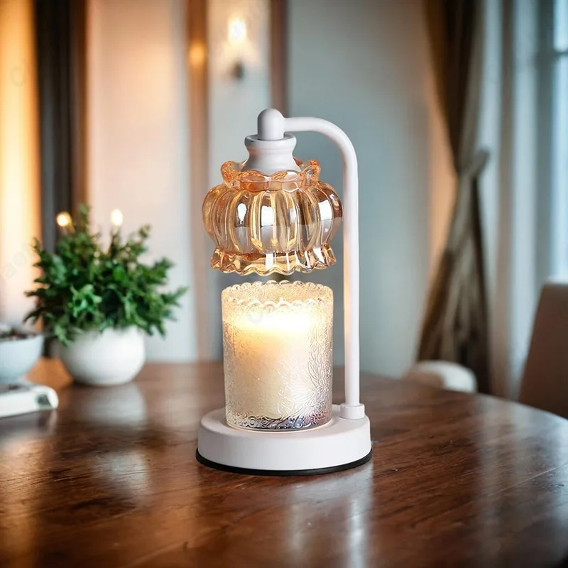 Simple Retro Wax Melting Aromatherapy Lamp Dimming Timing Coffee Shop Home Living Room Bedroom Atmosphere Lighting Decoration