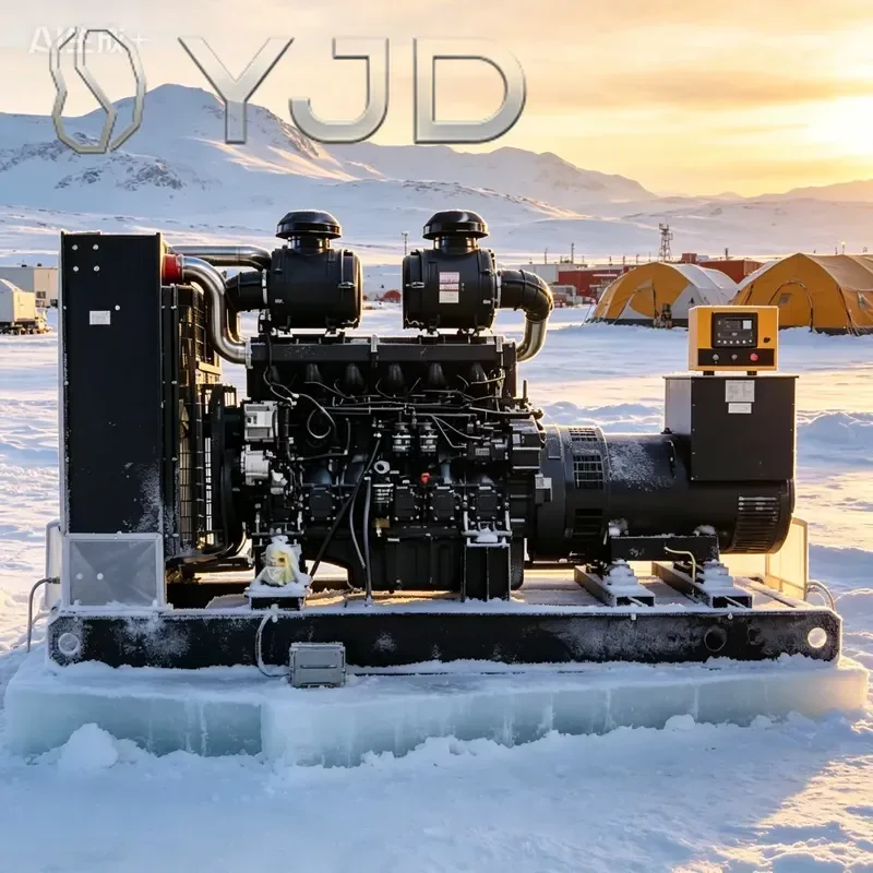 YJD Certified Yuchai Commercial Heavy  Industrial Three-Phase Diesel Generator Yuchai Engine Silent Open Frame Auto Start ATS