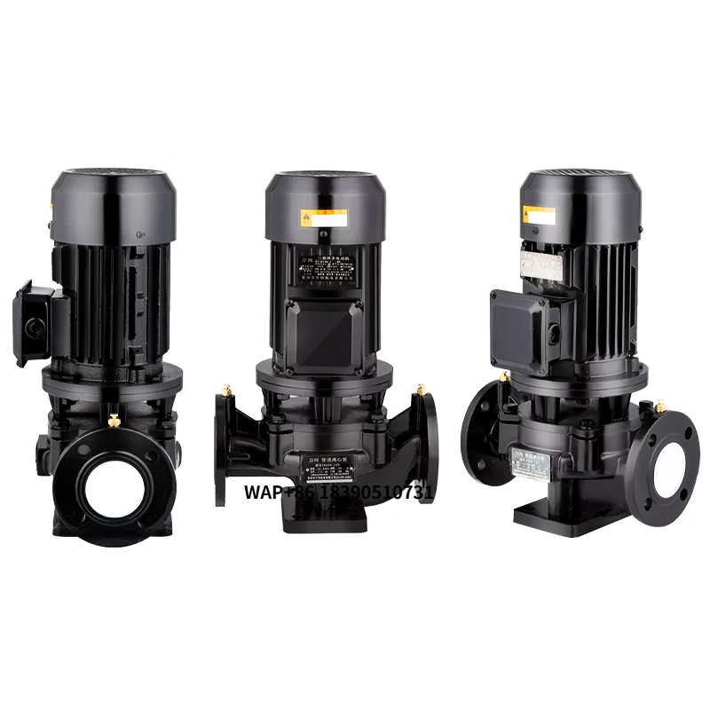 Vertical Pipe Centrifugal Pump Cold and Hot Water Circulation Industrial Booster Pump Boiler Cooling Tower Fire Pump