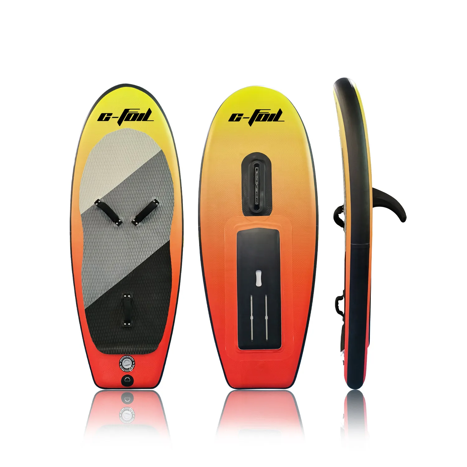 Unisex 160L Inflatable Double Layer PVC New Model Foil Board Ocean Waters ISUP Paddle and Pump Surfing Hydrofoil surfboard