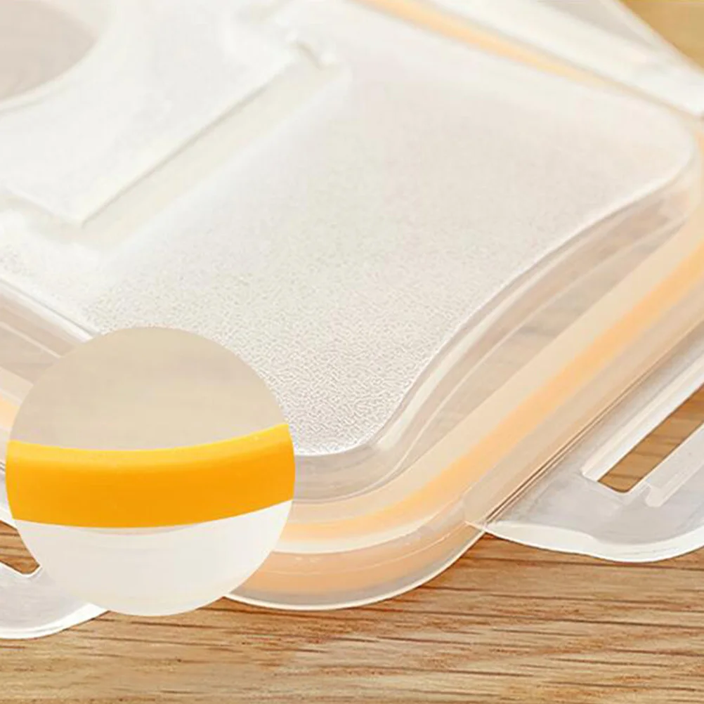 صندوق تخزين الحبوب البلاستيكية 1000 مللي حاوية طعام مختومة وعاء تخزين الحبوب منظم مطبخ مانع للتسرب حفظ الطعام الطازج