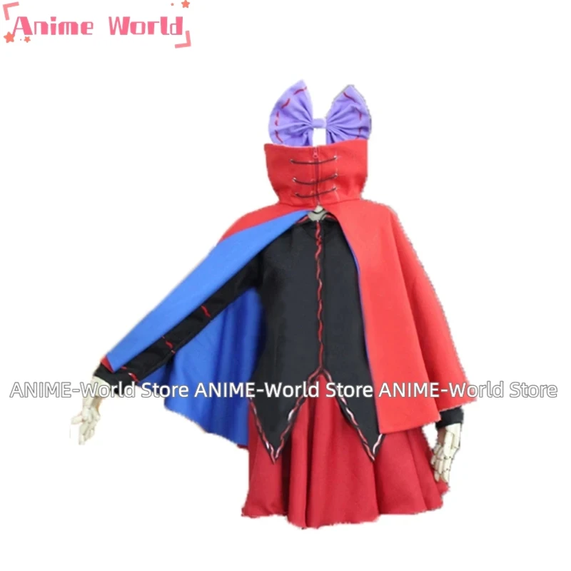 《Custom Size》The Touhou Project Sekibanki Cosplay Costume with Bow Any Size