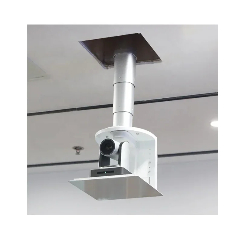 JGST Stock 1m 2m 3m Height Adjustable Retractable Motorized Ceiling Recessed Camera Projector Lift Hanger Ceiling Mount