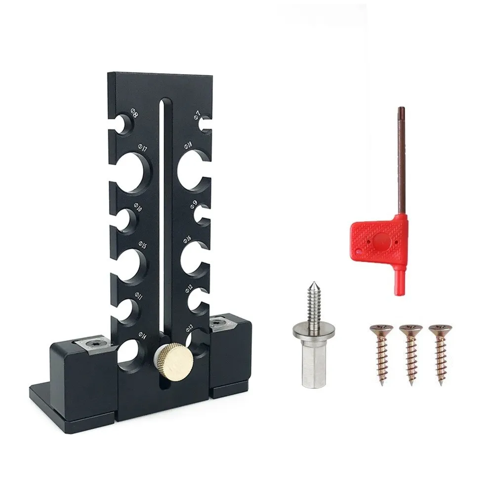 

Регулируемый по размеру электрический дюбель-станок с улучшенной точностью, двусторонний, для изготовления дюбелей 7-18 мм, 12 отверстий, регулируемый