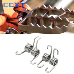 Motorcycle Foot Rest Footpegs Pedals Spring For KTM SX SXF EXC EXCF XC XCF XCW XCFW FREERIDE ADVENTURE SUPER MOTO/R/T Universal