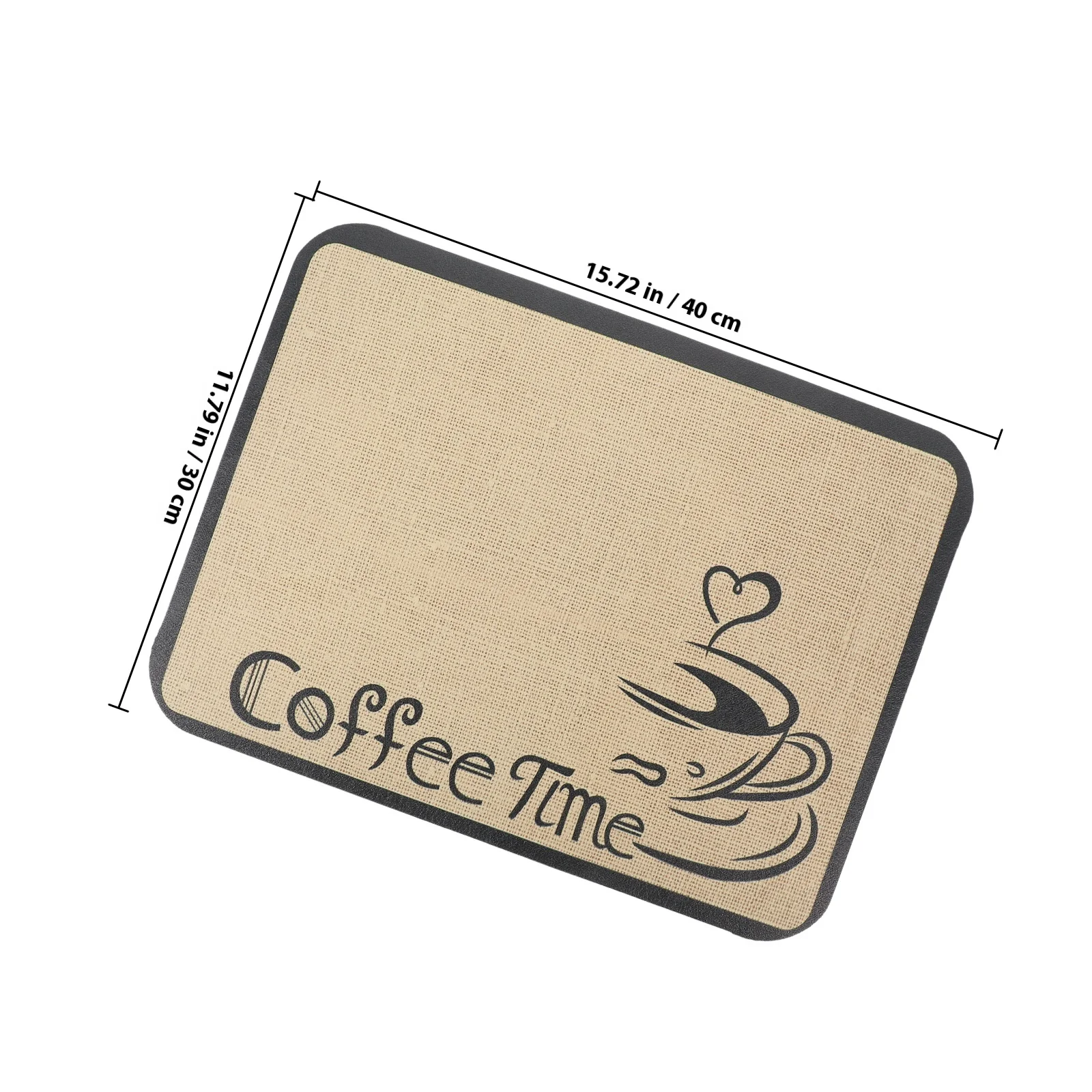 Tapete absorvente de secagem grande, antiderrapante, balcão de cozinha, máquina de café, secagem rápida, absorção de água, proteção contra gotejamento
