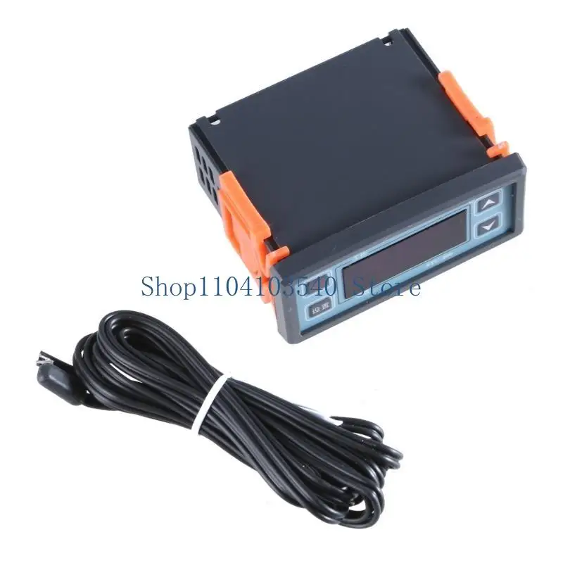 02DC الرقمية متحكم في درجة الحرارة 220 فولت STC-200 ترموستات منظم التدفئة التبريد التحكم منظم الحرارة تحكم