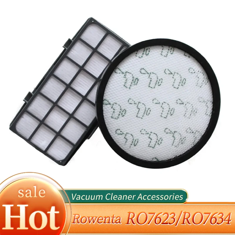 HEPA Filter Kit for Rowenta HEPA Tefal X-Trem tw7647ea RO7623 RO7634 RO76 Vacuum Cleaner Parts kit Compact Power Accessories