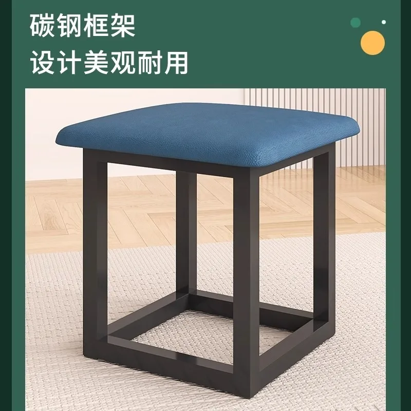 Multi-functional Cube Stool, Foldable & Stackable Ottoman, Compact Space-Saving Storage Bench for Living Room, Home & Dorm Use