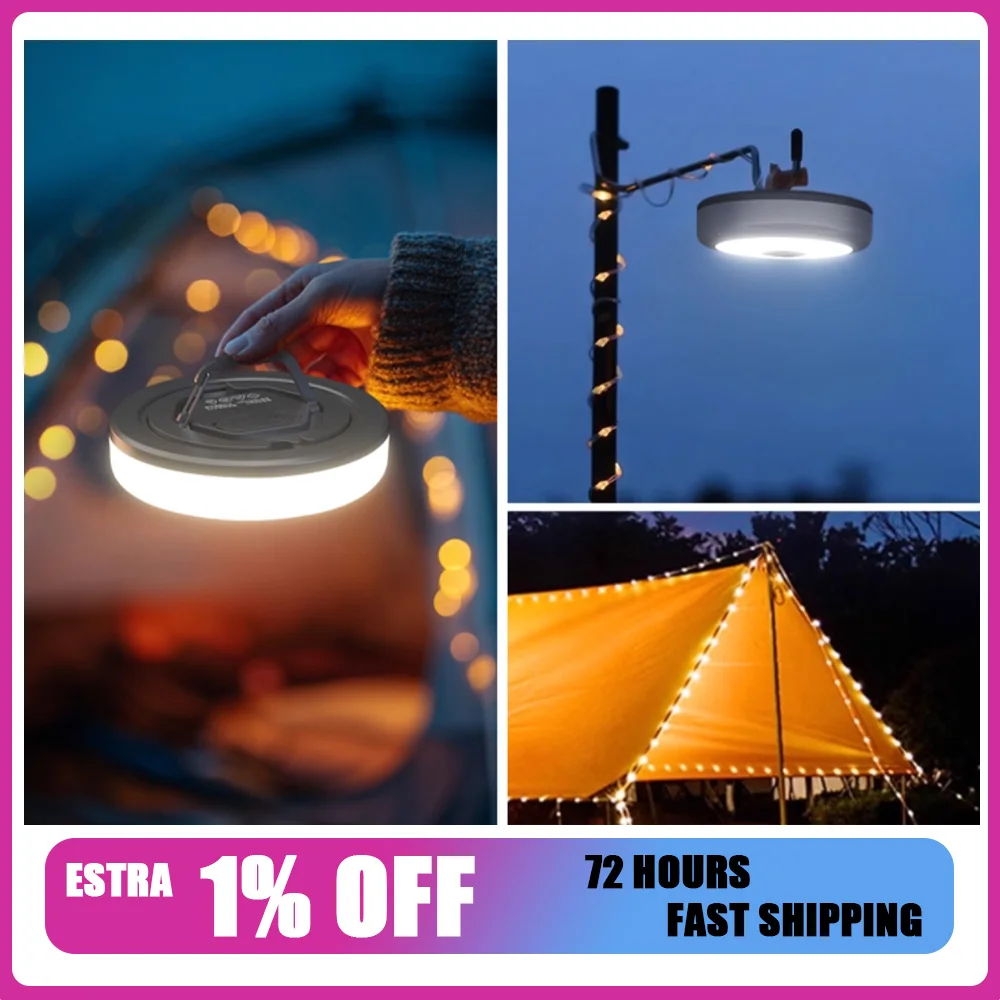 

LEM E61Pro LED Camping Lamp Strip 8M/10M Length Recyclable Light Belt Outdoor Garden Decoration Lamp for Tent Room