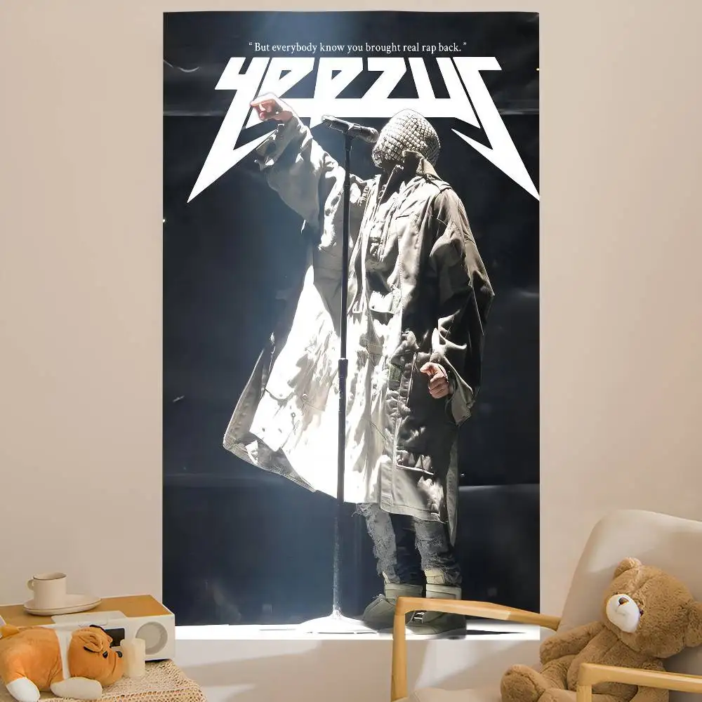 

Поп-репер Канье Уэст Висячий богемный гобелен Богемные настенные гобелены Мандала Каваи Декор комнаты