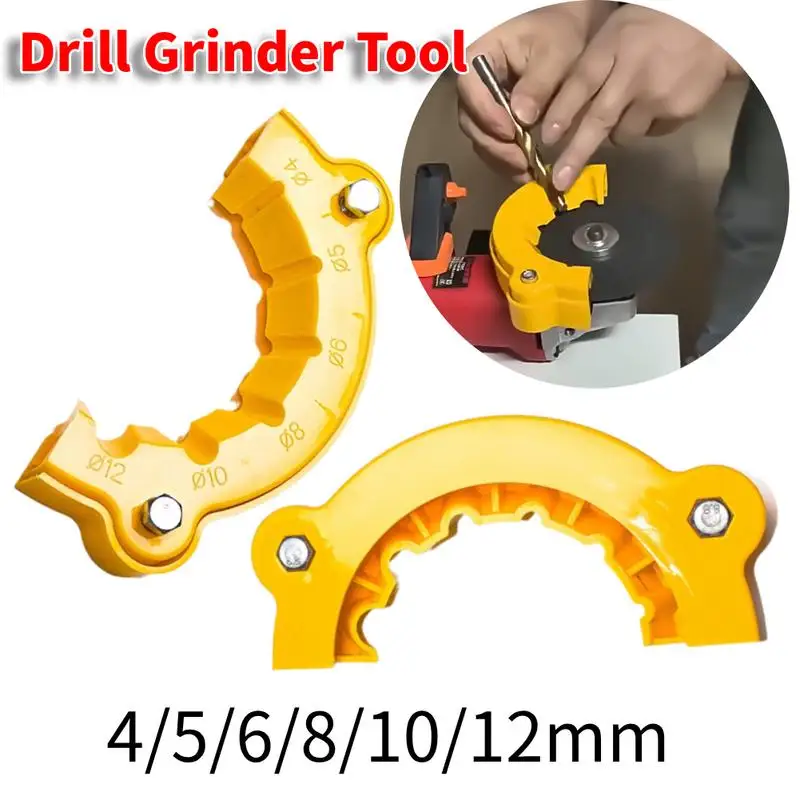 4-12mm Portable Multipurpose Drill Bit Grinding Sharpener Polishing Grinding Tool Powered Tool Parts Applicable angle grinder