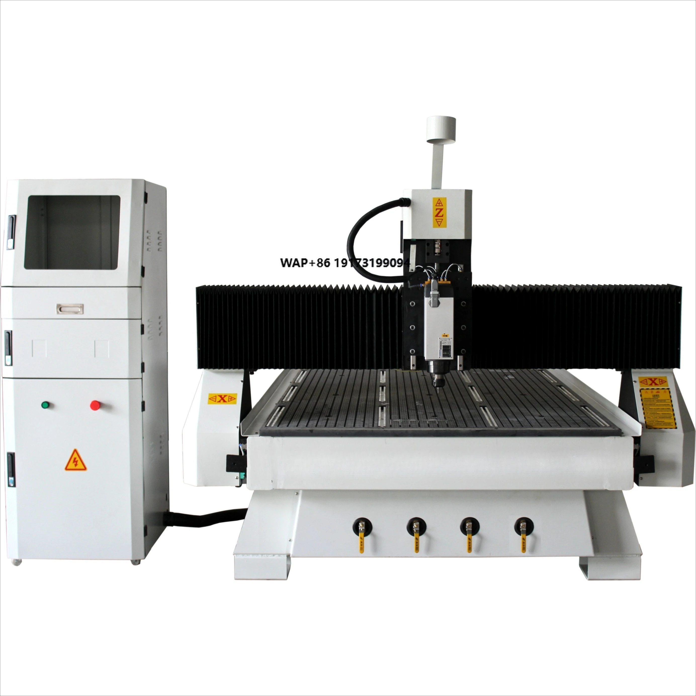 3 Axis CNC Router Machine with NC Studio Control System Gear & Bearing Components for Wood Furniture Making