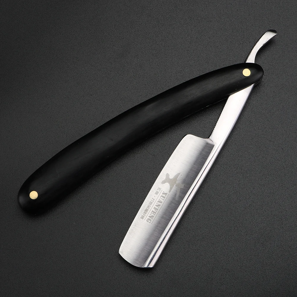 XUAN FENG Traditional Folding Shaver Hardened Steel High Hardness Sharp Straight Shaver Men\'s Shaver