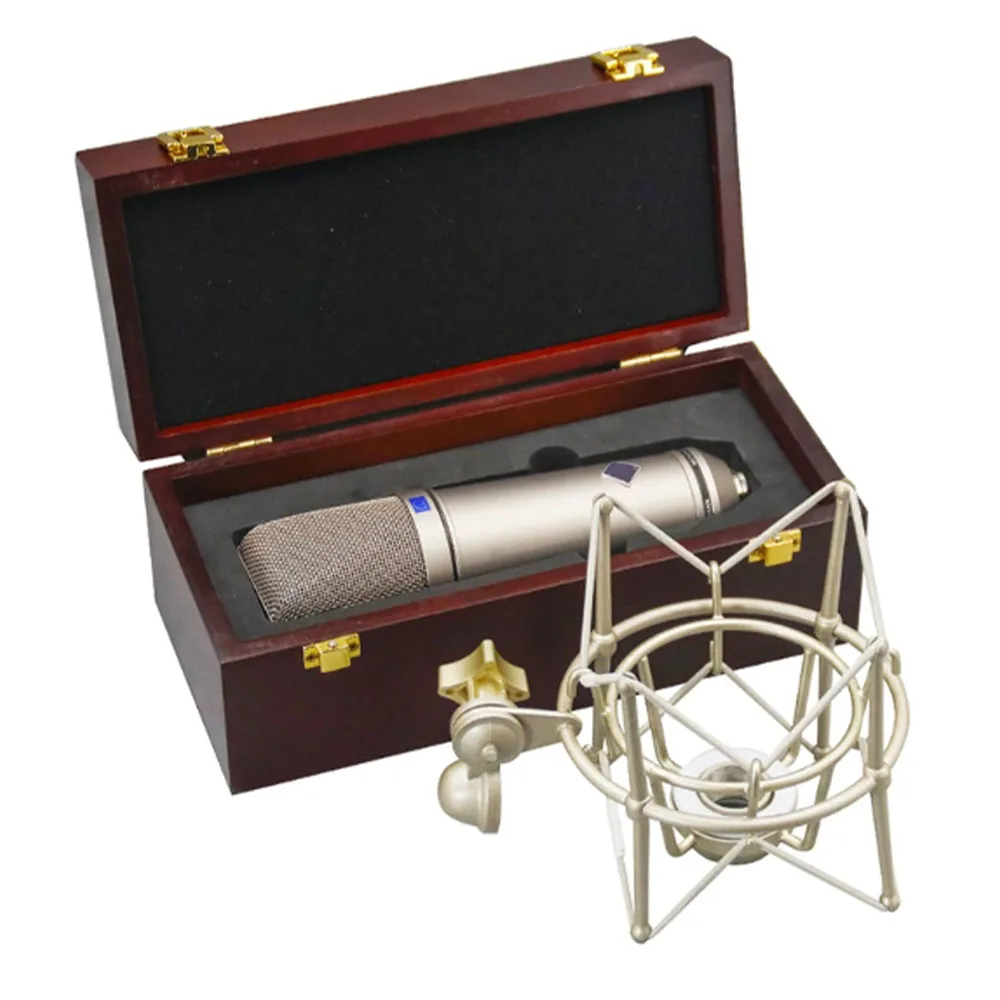 

New DIY U87 Professional Condenser Microphone with High Sensitivity and Wide Frequency Response for Studio and broadcast singing